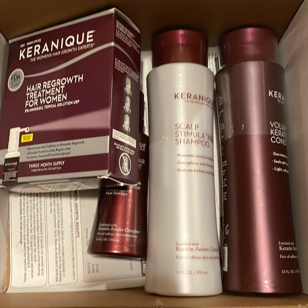 Keranique Women's Hair Regrowth Treatment 3 Month Supply